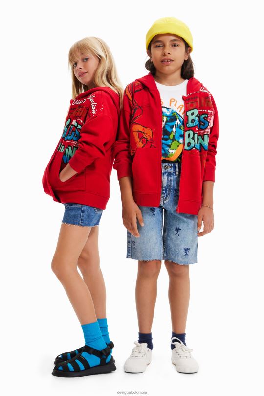 ropa 4802L1785 chico Desigual sudadera con capucha de bugs bunny - Desigual sale damen