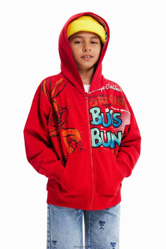 ropa 4802L1785 chico Desigual sudadera con capucha de bugs bunny - Desigual sale damen