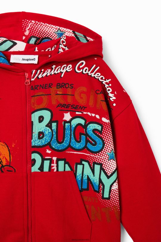ropa 4802L1785 chico Desigual sudadera con capucha de bugs bunny - Desigual sale damen